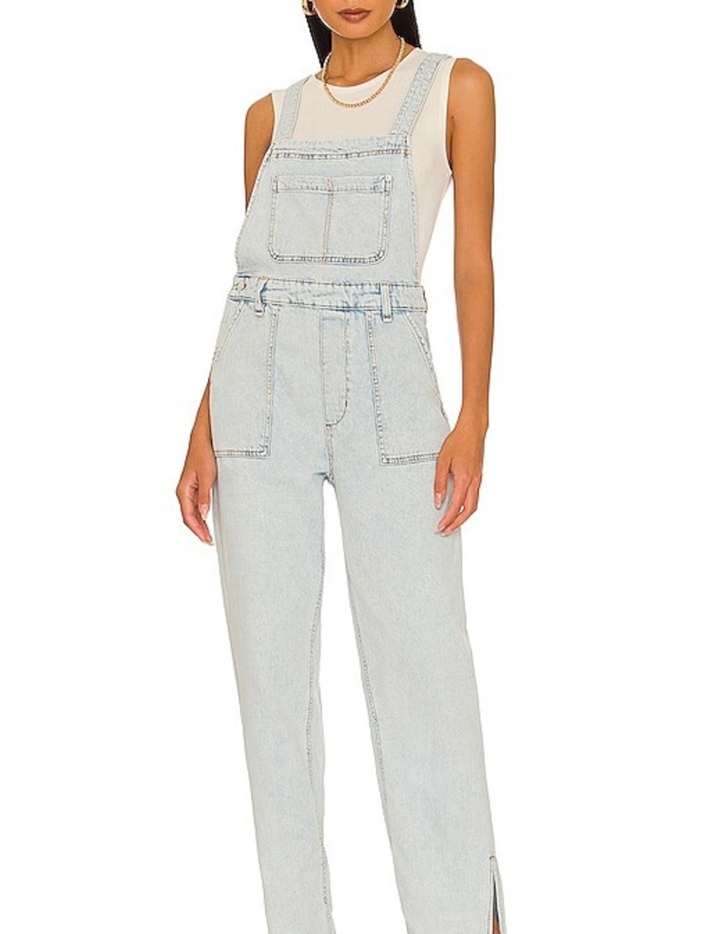 WeWoreWhat Light Blue Denim Overalls